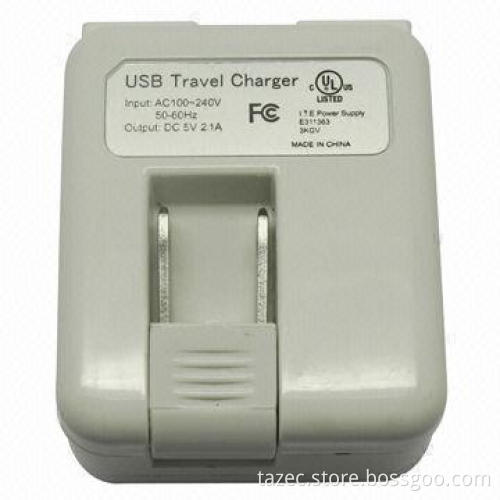 4-port USB Wall Charger with 110 to 240V AC Input Voltage